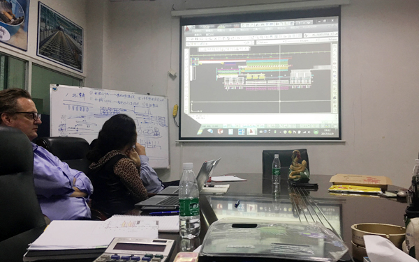 北京科技大學楊海波教授到我司指導工作。